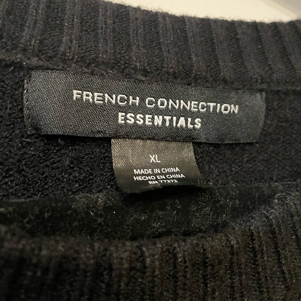 French Connection Essentials Black & White Stripe… - image 2